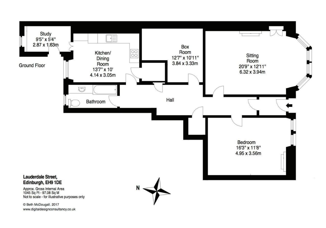 The Lauderdale Street Residence Edynburg Zewnętrze zdjęcie